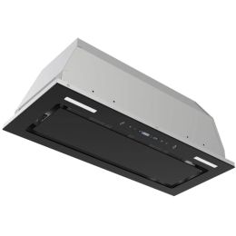 Range Hood Insert 30 Inch 800 CFM, Built-in Vent Hood Black Glass Gesture & Touch Control Kitchen Exhaust Fan, Mesh Filters Recirculating Stove H (Option: 30inch)