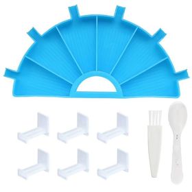 1 Set Diamond Painting Trays (Color: Blue)