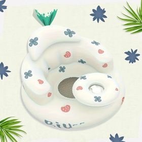 1pc Baby Sofa Chair, Plastic Wraparound Support Seat, Portable Rocking Chair for Infants Aged 3 Months+, Exercise Sitting & Standing, Spine Prote (Style: strawberry)